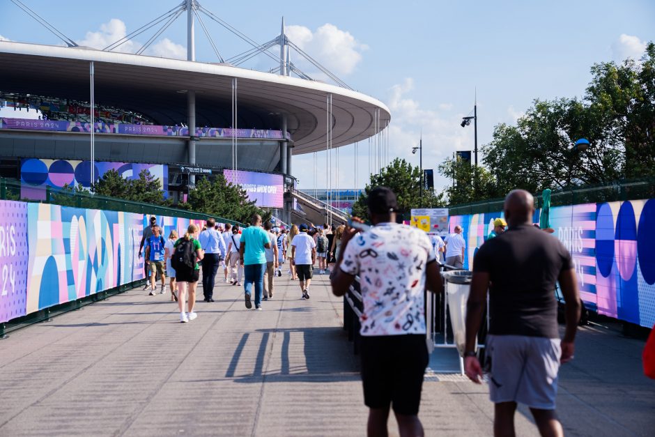 Lietuvos lengvaatletes užbūrė atmosfera sausakimšame „Stade de France“ stadione