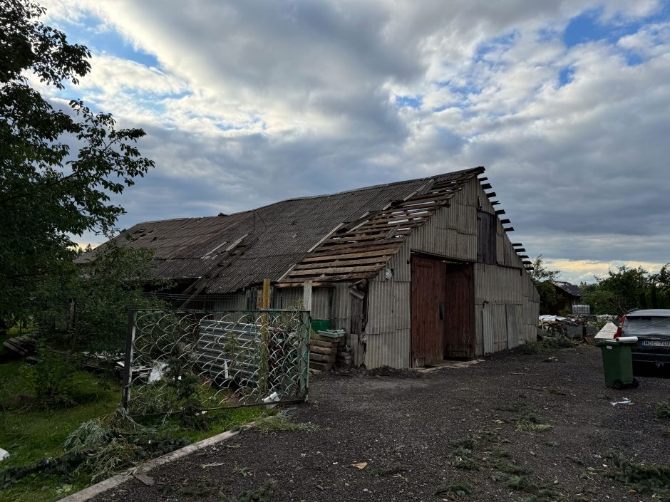 Savaitgalį Lietuvoje užfiksuotas vienas galingiausių viesulų šalies istorijoje