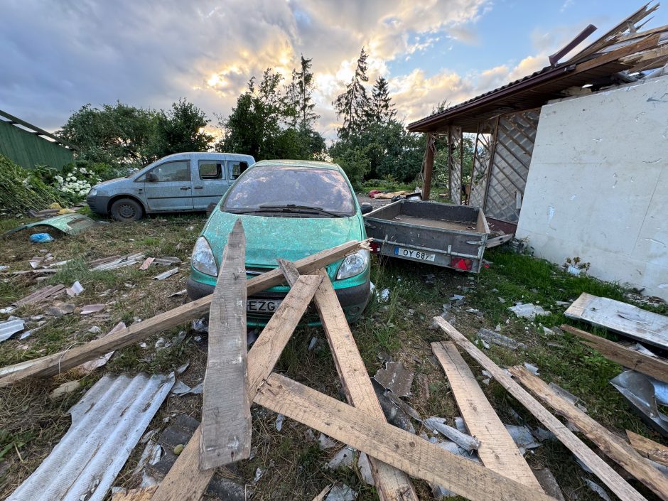 Savaitgalį Lietuvoje užfiksuotas vienas galingiausių viesulų šalies istorijoje