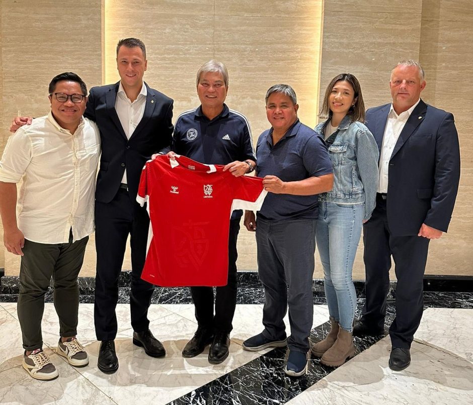 LFF prezidentas Filipinuose susitiko su šalies futbolo atstovais