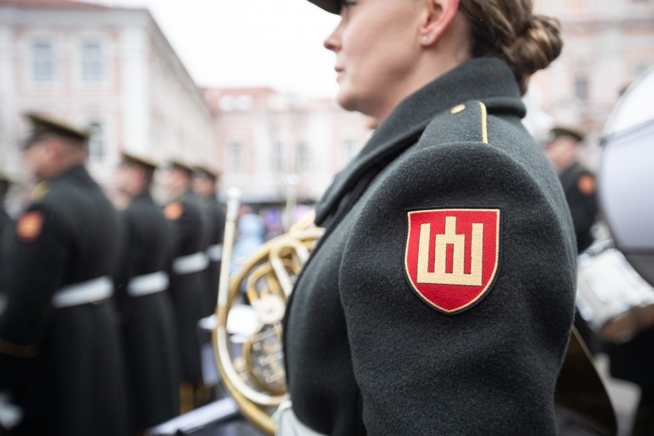 Vilniuje vyko tradicinė vėliavų pakėlimo ceremonija