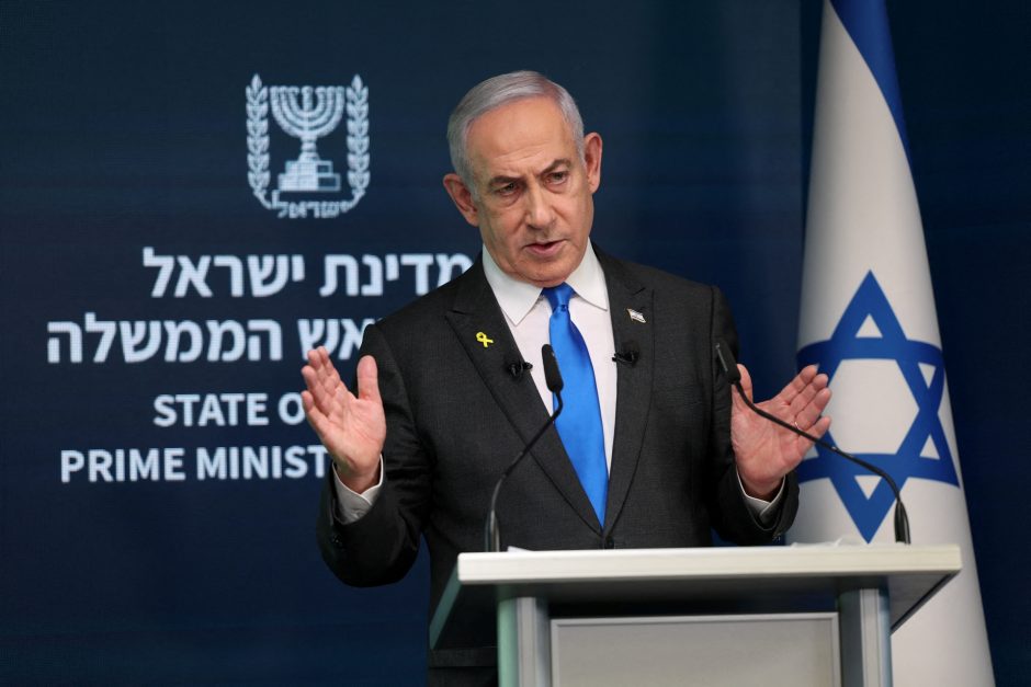 B. Netanyahu dėl saugumo padėties šalies šiaurėje atideda kelionę į JAV 