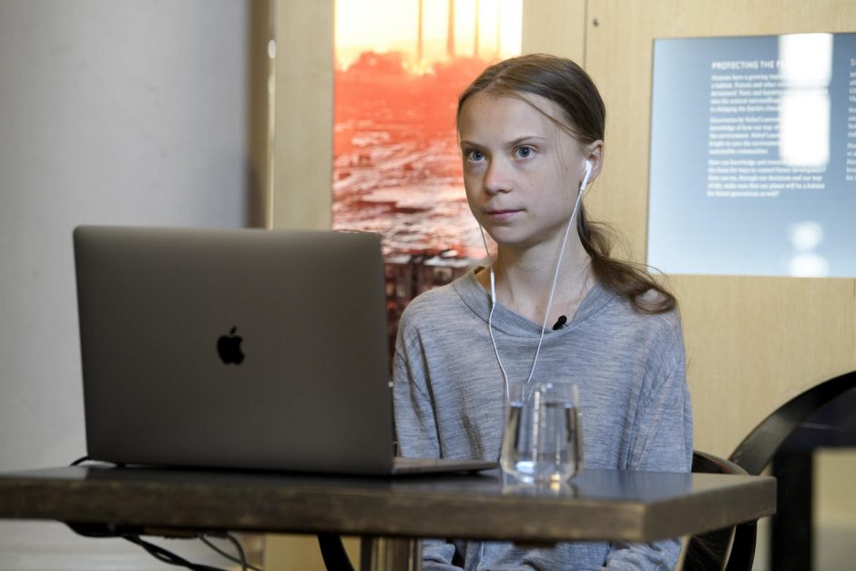 G. Thunberg ragina pasaulio lyderius išvien spręsti planetą apėmusias krizes