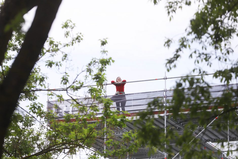 Santakos parke atvertas apžvalgos bokštas: upių vaizdas iš viršaus tiesiog kerintis