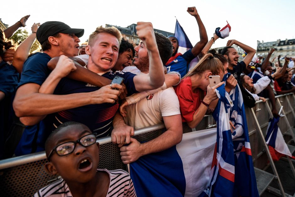 Prancūzijos futbolininkai žengė į pasaulio čempionato finalą