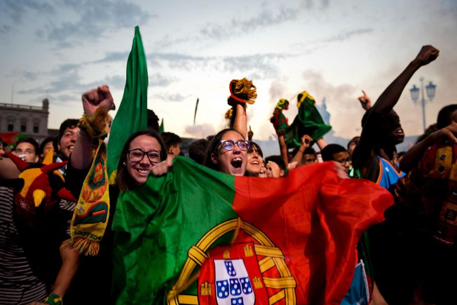 Velso futbolininkus patiesę portugalai žengė į finalą