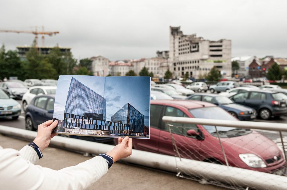 Prasidėjo verslo centro „Magnum“ statybos