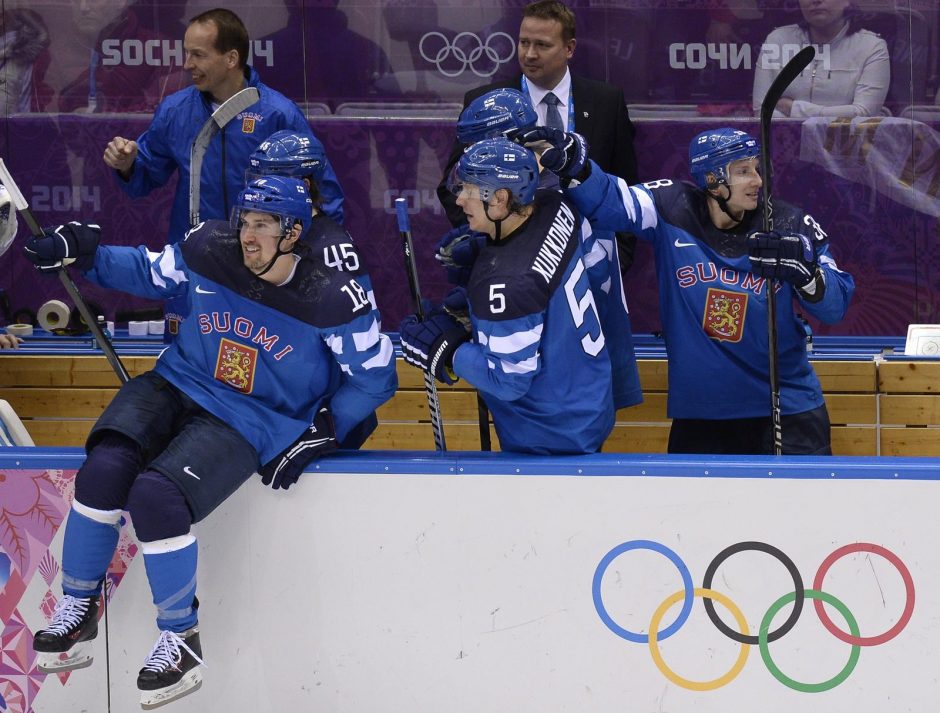 Sensacija: Suomijos ledo ritulininkai už Sočio olimpiados borto išmetė rusus