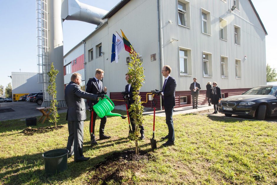 Sostinę šildys nauja biokuro katilinė