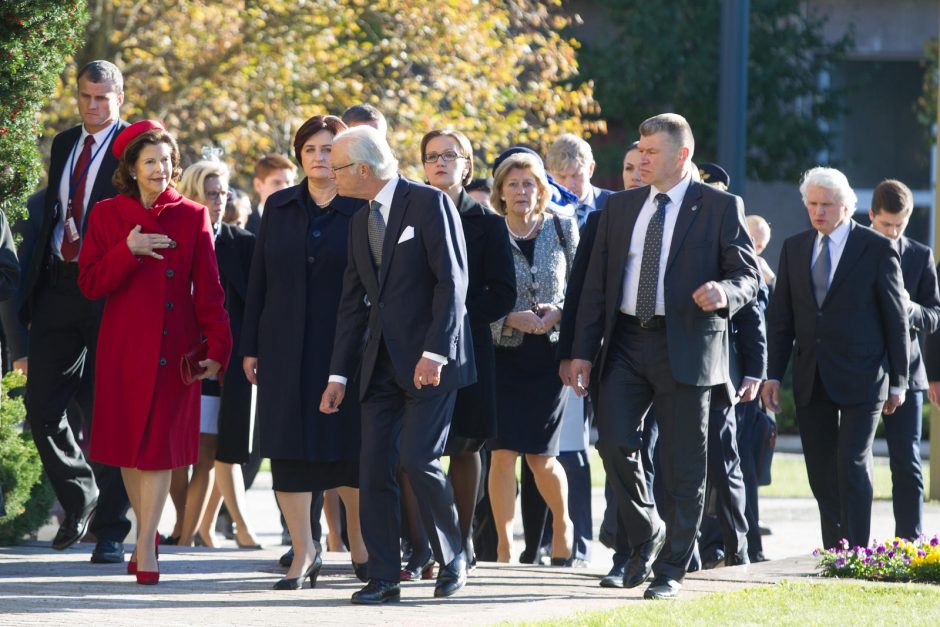 Į Lietuvą atvyko Švedijos karališkoji šeima