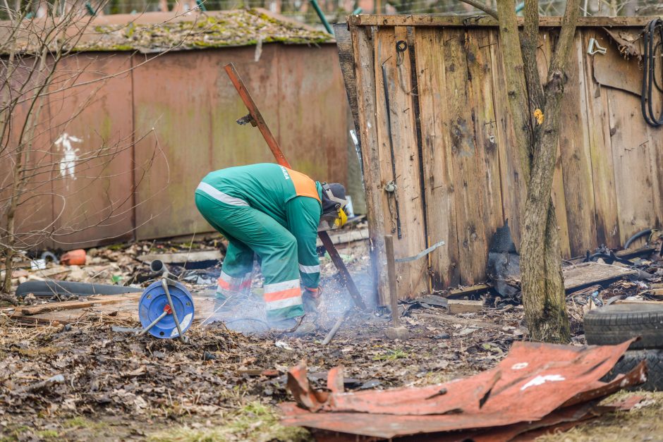 Skelbia apie laimėtą kovą: neteisėti garažai Kaune išnyko per metus