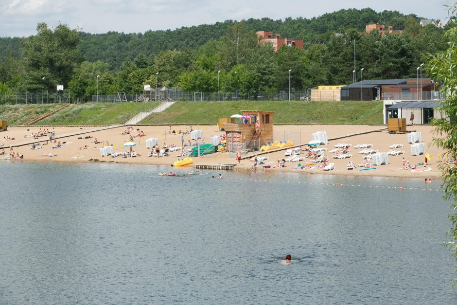 Akibrokštas Lampėdžiuose: kaitrią dieną paplūdimyje negavo skėčių