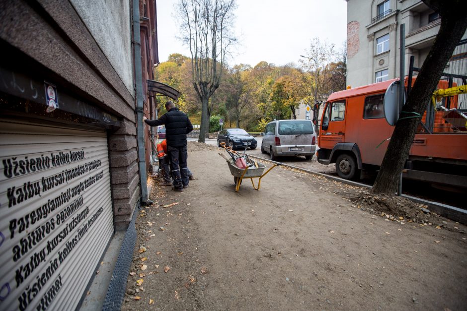 Centrinės gatvės išraustos: kada baigsis remontas?