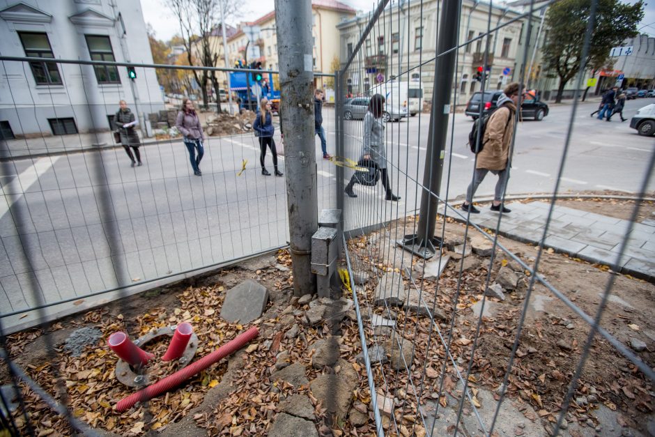 Centrinės gatvės išraustos: kada baigsis remontas?