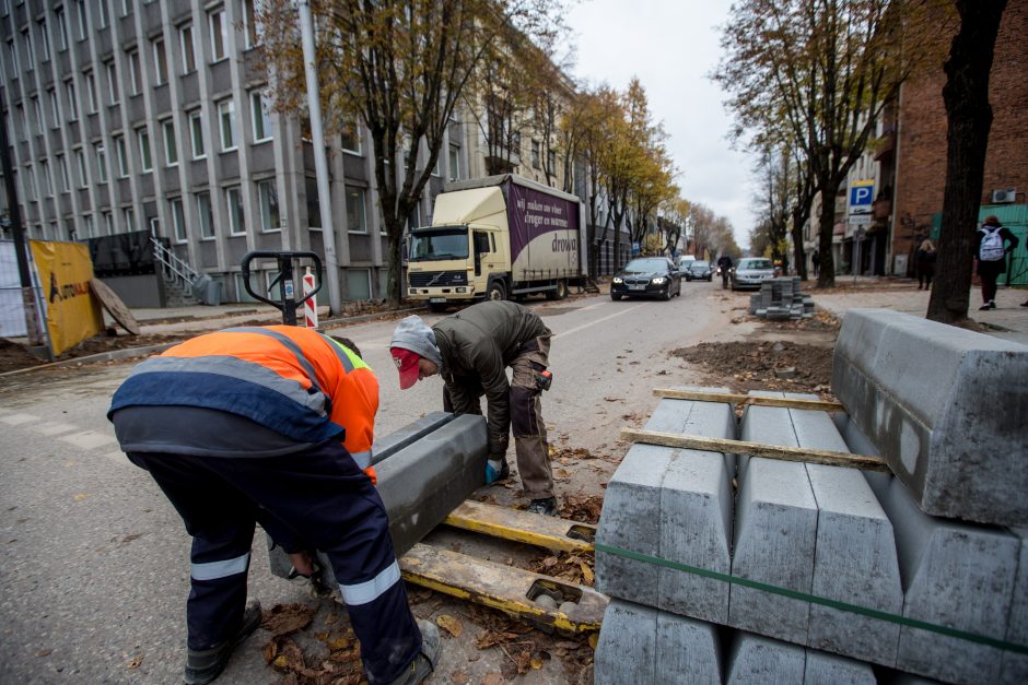 Centrinės gatvės išraustos: kada baigsis remontas?