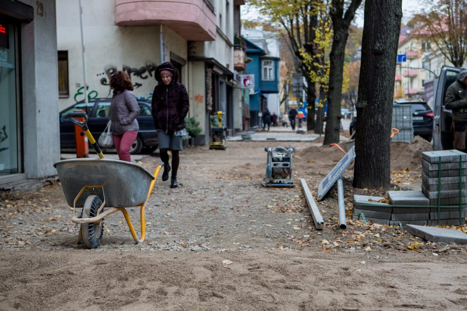 Centrinės gatvės išraustos: kada baigsis remontas?