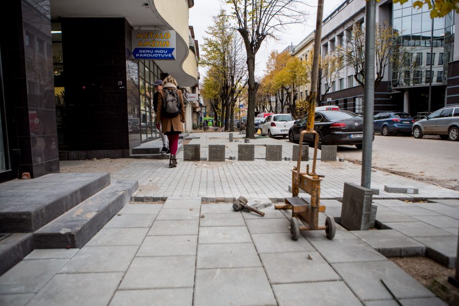 Centrinės gatvės išraustos: kada baigsis remontas?