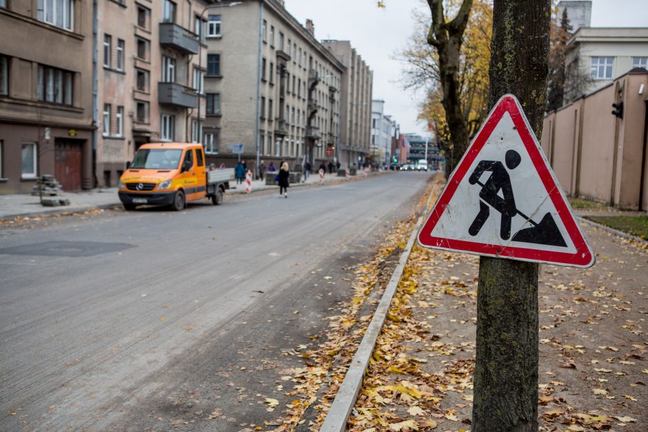 Centrinės gatvės išraustos: kada baigsis remontas?