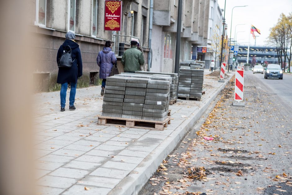 Centrinės gatvės išraustos: kada baigsis remontas?