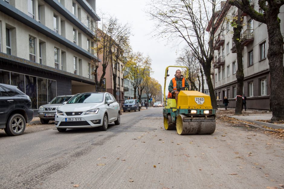 Centrinės gatvės išraustos: kada baigsis remontas?