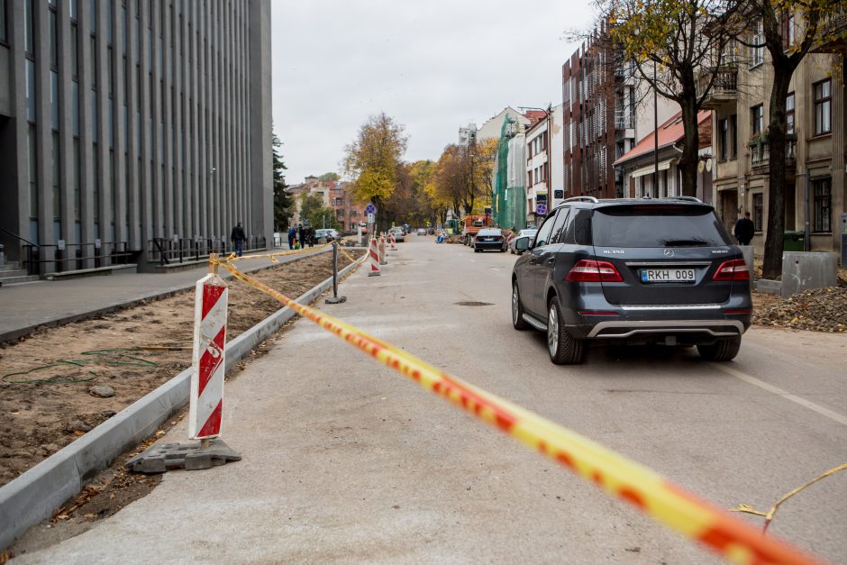 Centrinės gatvės išraustos: kada baigsis remontas?