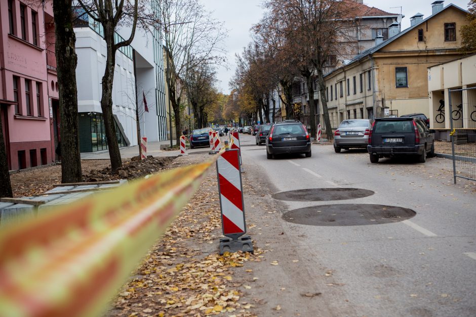 Centrinės gatvės išraustos: kada baigsis remontas?