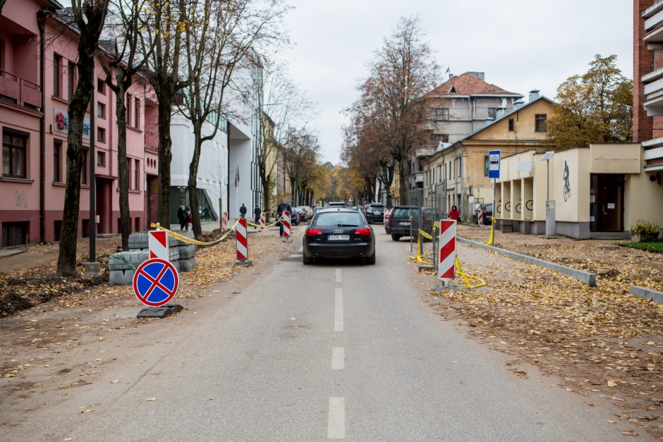 Centrinės gatvės išraustos: kada baigsis remontas?