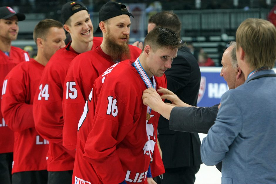 „Hockey Lietuva“ vadovas apie lietuvių triumfą: esame jau arti elito 