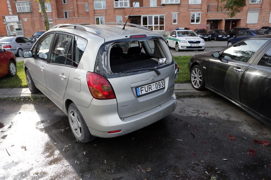 Baltarusis sumaitojo septynis automobilius ir sulaukė penkių eurų baudos