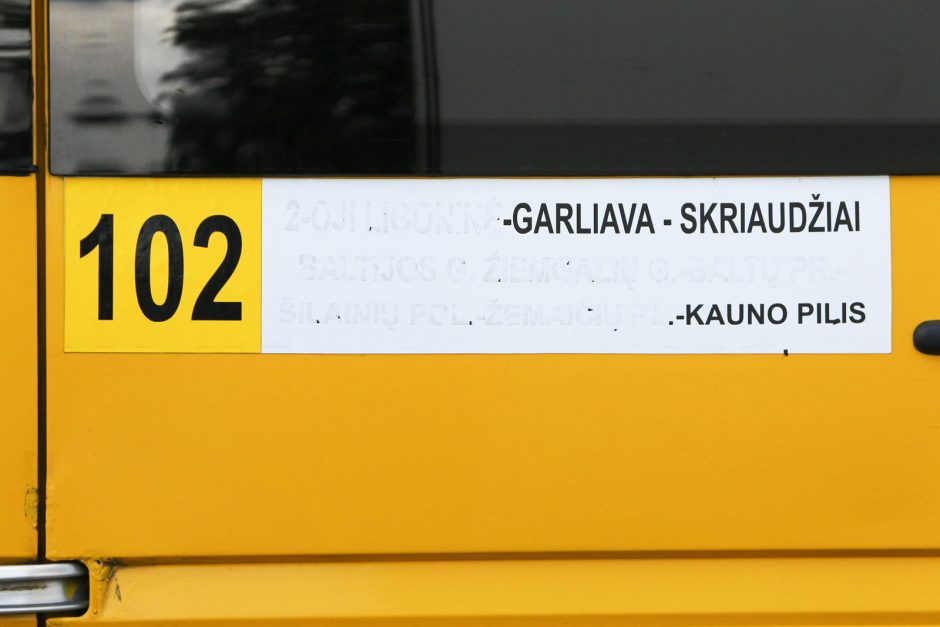 Maršrutinių autobusiukų vairuotojai: tai baisu!