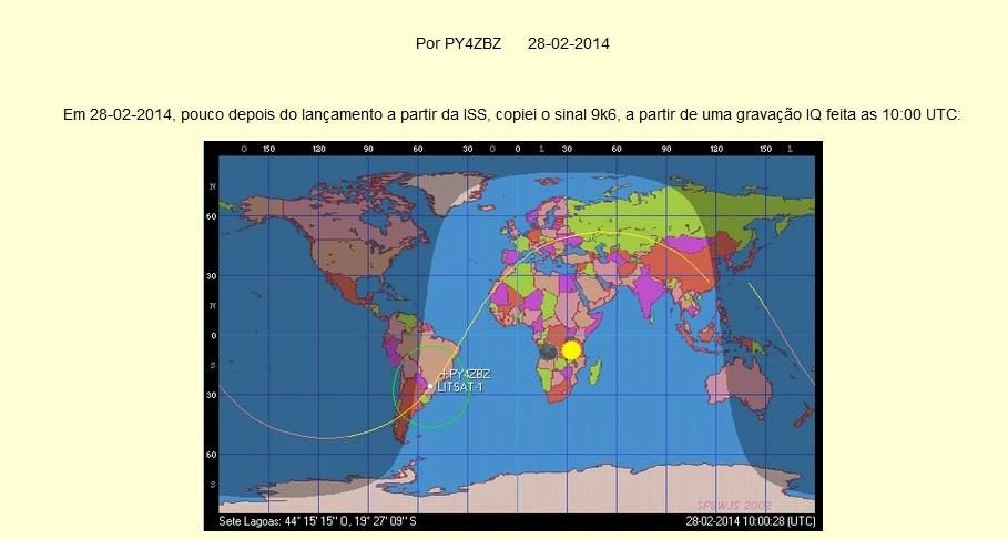 Trys tautos žodžiai iš palydovo „LitSat-1” pirmąkart nuskambėjo Brazilijoje