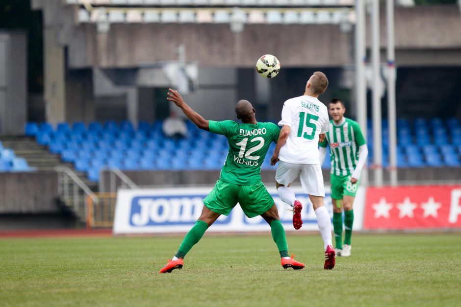 Įvarčių lietuje Kaune „Žalgiris“ ketvirtą kartą nugalėjo „Spyrį“