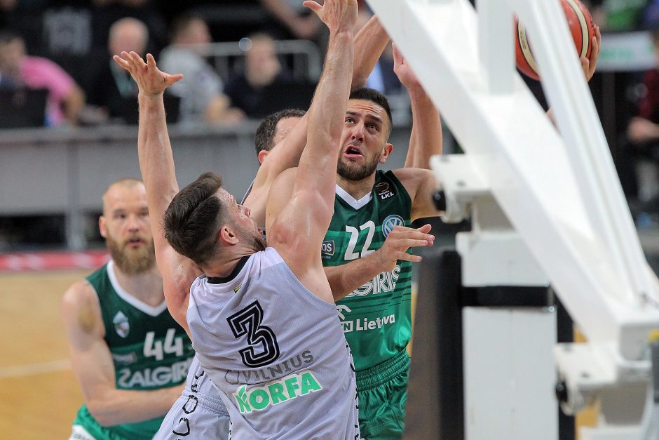 LKL finalas: „Žalgiris“ įveikė „Lietuvos rytą“ ir serijoje pirmauja 2:1