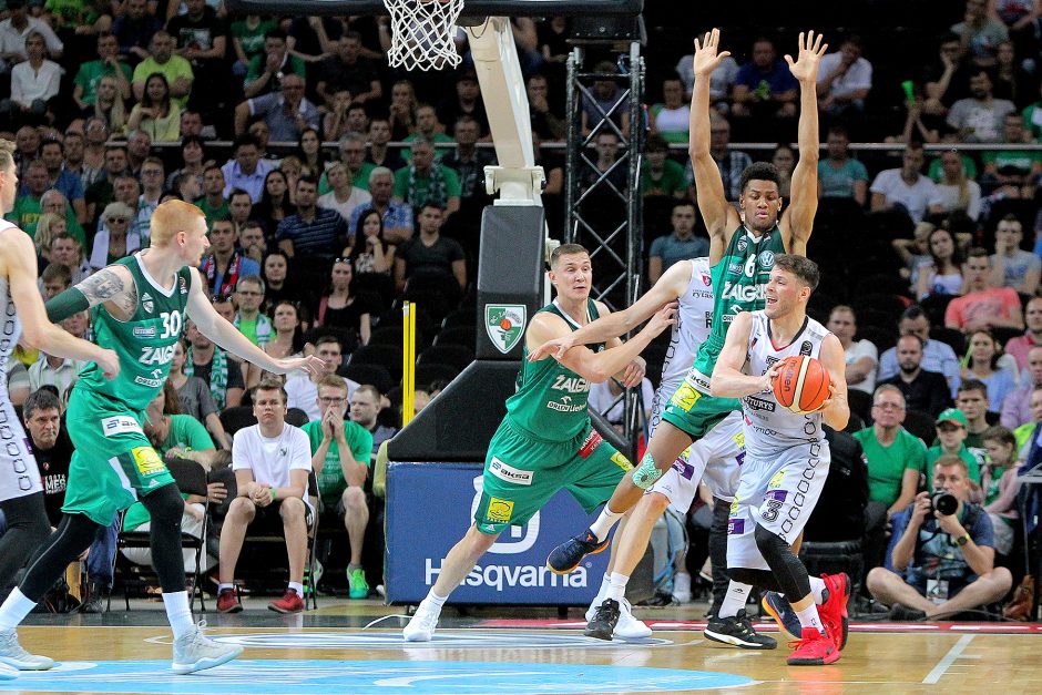 LKL finalas: „Žalgiris“ įveikė „Lietuvos rytą“ ir serijoje pirmauja 2:1