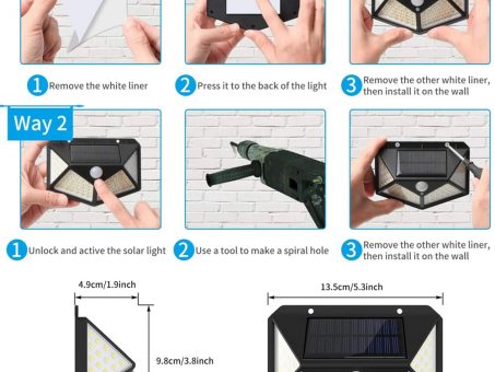Skelbimas - LED šviestuvas su saulės baterija