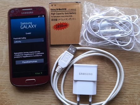 Skelbimas - Samsung Galaxy S4 Mini / La'fleur edition
