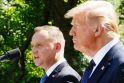 Andrzejus Duda ir Donaldas Trumpas