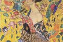 G. Klimto „Dama su vėduokle“ (Dame mit Facher).