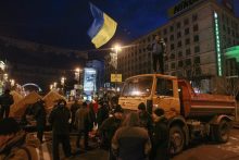 Kijeve per protestus sužeista dešimtys žurnalistų