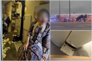 Tragedija pasibaigęs Singapūro oro linijų skrydis: keleiviai rėžėsi į lubas, galvomis paliko žymes