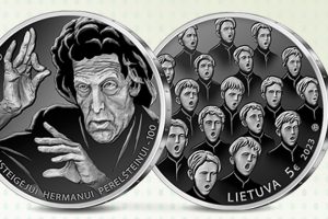 „Ąžuoliuko“ steigėjui H. Perelšteinui – kolekcinė sidabro moneta
