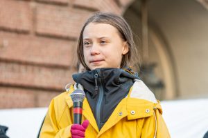 G. Thunberg kaltina Davoso forumo dalyvius „skatinant planetos naikinimą“