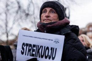 A. Navicko profsąjunga atnaujina mokytojų streiką: stebės biudžeto tvirtinimą Seime