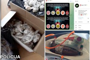Kauno rajone sulaikė įtariamąjį narkotikų pardavimu „Telegram“ tinkle: gavo pusę milijono eurų?