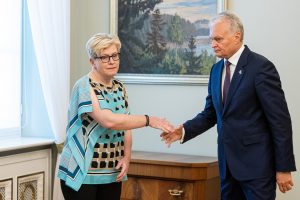 Premjerė nedalyvaus prezidento inauguracijos šventės vakarinėje dalyje