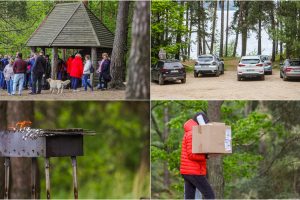 Valdininkų piknikas: darbo metu ir su brendžiu