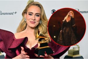 Adelei – kritikos strėlės: koncerte pasirodė su rusų dizainerio suknele