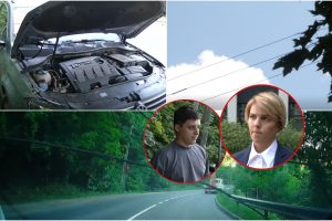 Ant automobilio nukrito pražudyti galėjęs elektros laidas: vilnietis šaukiasi pagalbos  