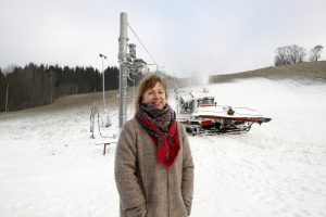 Utrių slidinėjimo trasoje – šventinės nuotaikos: lauktų ir daugiau sniego