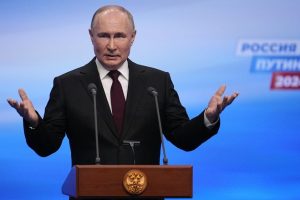 V. Putinas sako, kad rinkimų rezultatai rodo rusų pasitikėjimą ir viltį